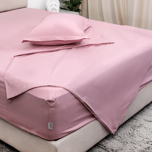 Egyptian Percale Cotton, Flat bed sheet set - Kashmir